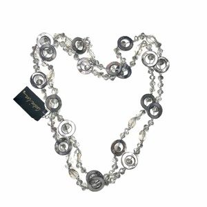 Cookie Lee Genuine Crystal Beaded Necklace